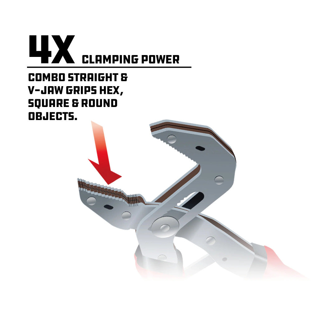 Self-Adjusting Power Grip Pliers 255mm