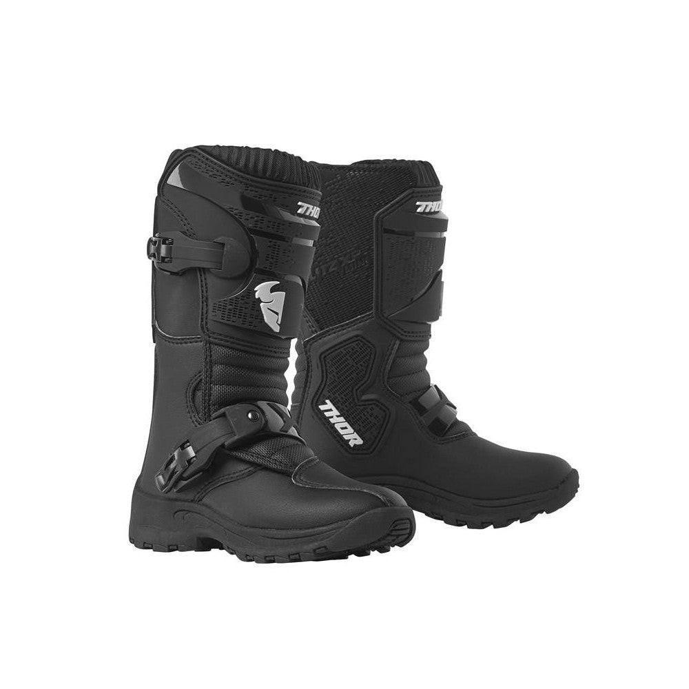 Motorcross Boots S19Y Thor MX Mini Blitz Xp Black Size Youth 12