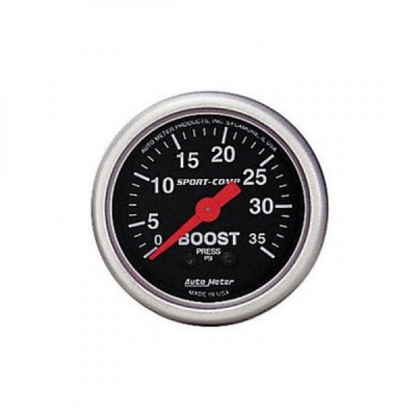 Autometer Sport-Comp Vac-Boost 0-35Psi 2-1/16"