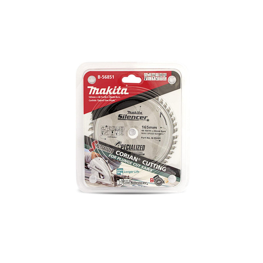Makita Saw Blade TCT 165x48T CORIAN DSP600