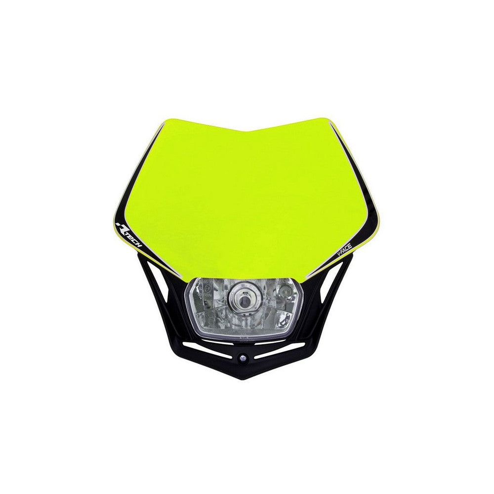 Full Led Headlight Rtech V-Face Neon Yellow Black