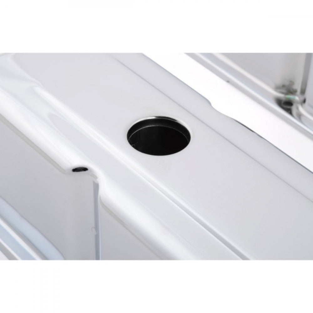 TSP Chevy Small Block Perimeter-Bolt Tall Chrome Steel Valve Covers#8195