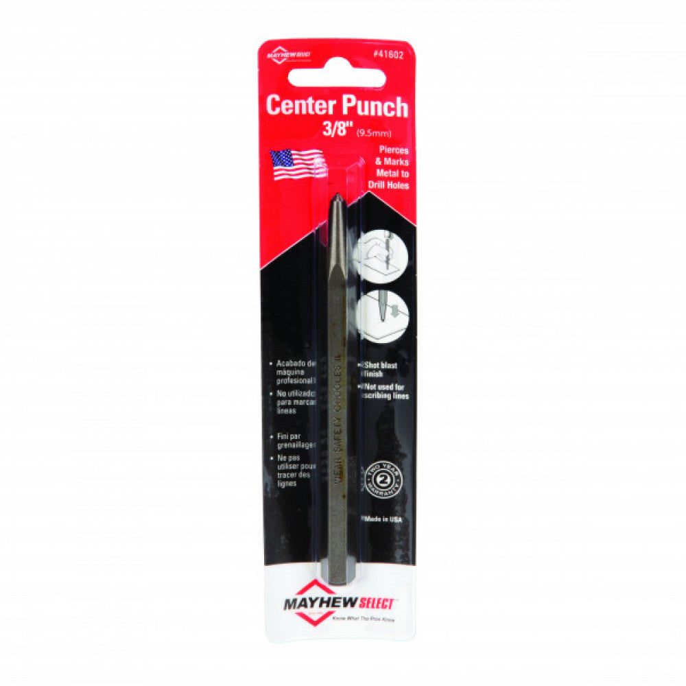 Mayhew Card Center Punch 125mm x 3/8"