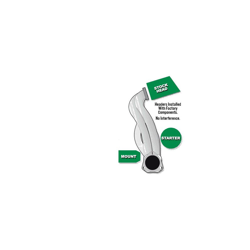 AFTERBURNER Headers - Chev SB 88-95 Truck Shorty Stainless#5833