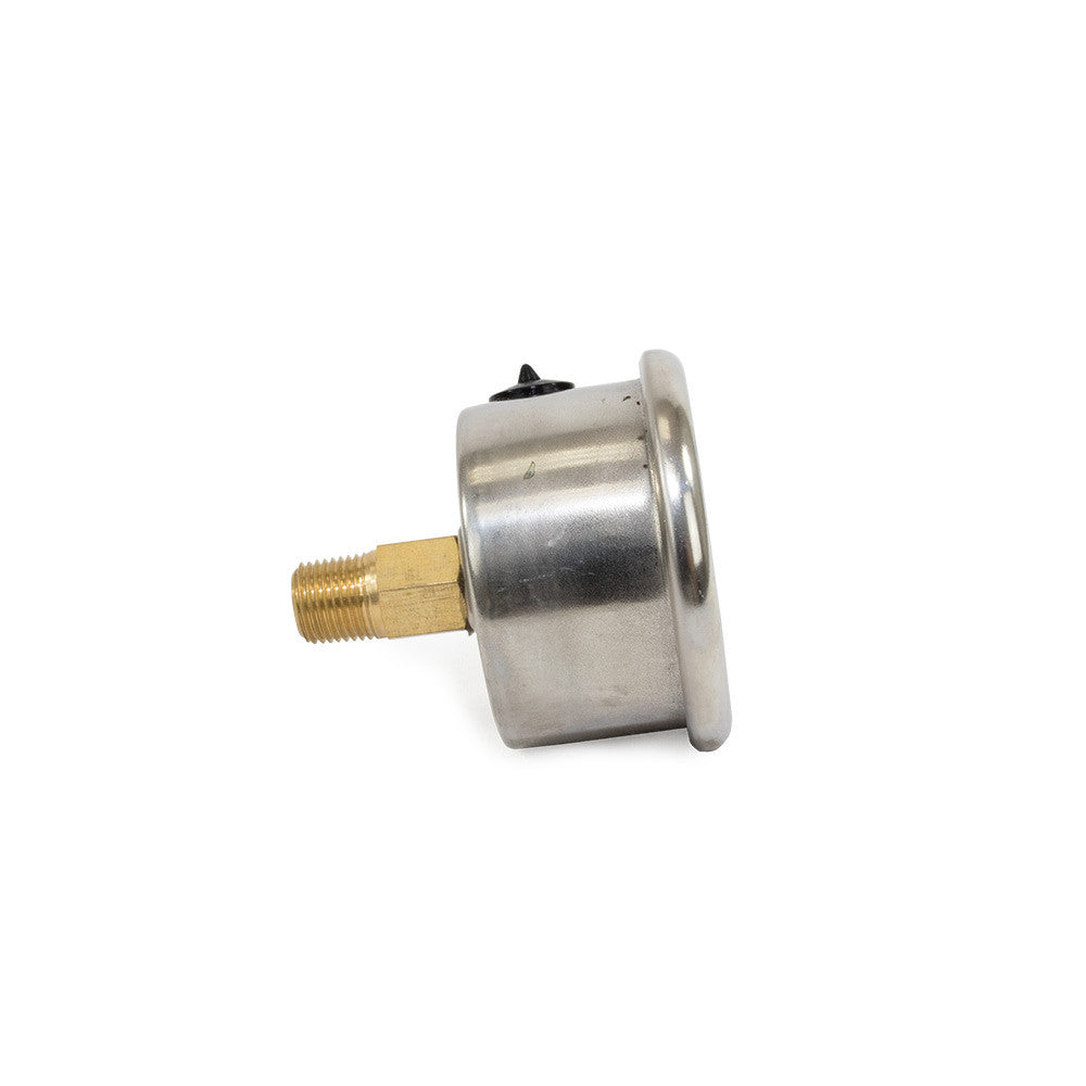 TSP Gauge Fuel Pressure 0-15psi -Liquid Filled- Chrome - White Face Each#TSP1017
