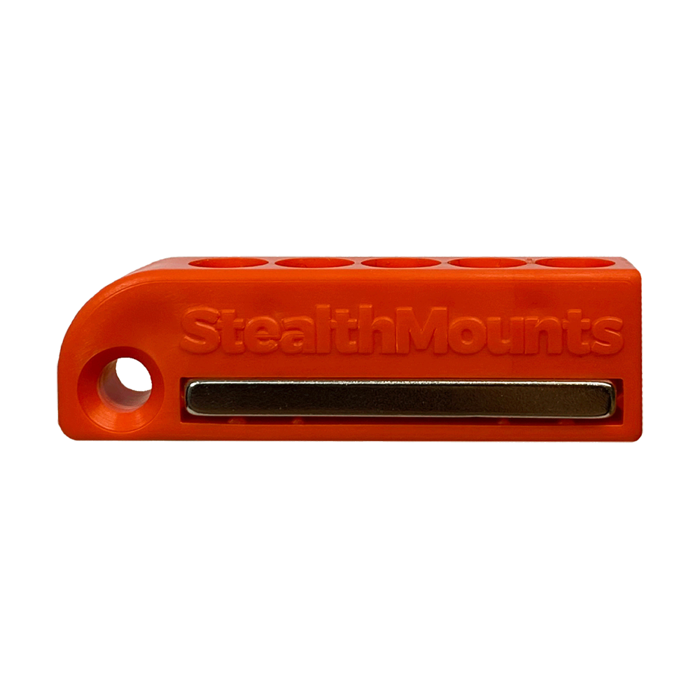 STEALTHMOUNTS ORANGE BIT HOLDER FOR RIDGID AND AEG - 2 Pack