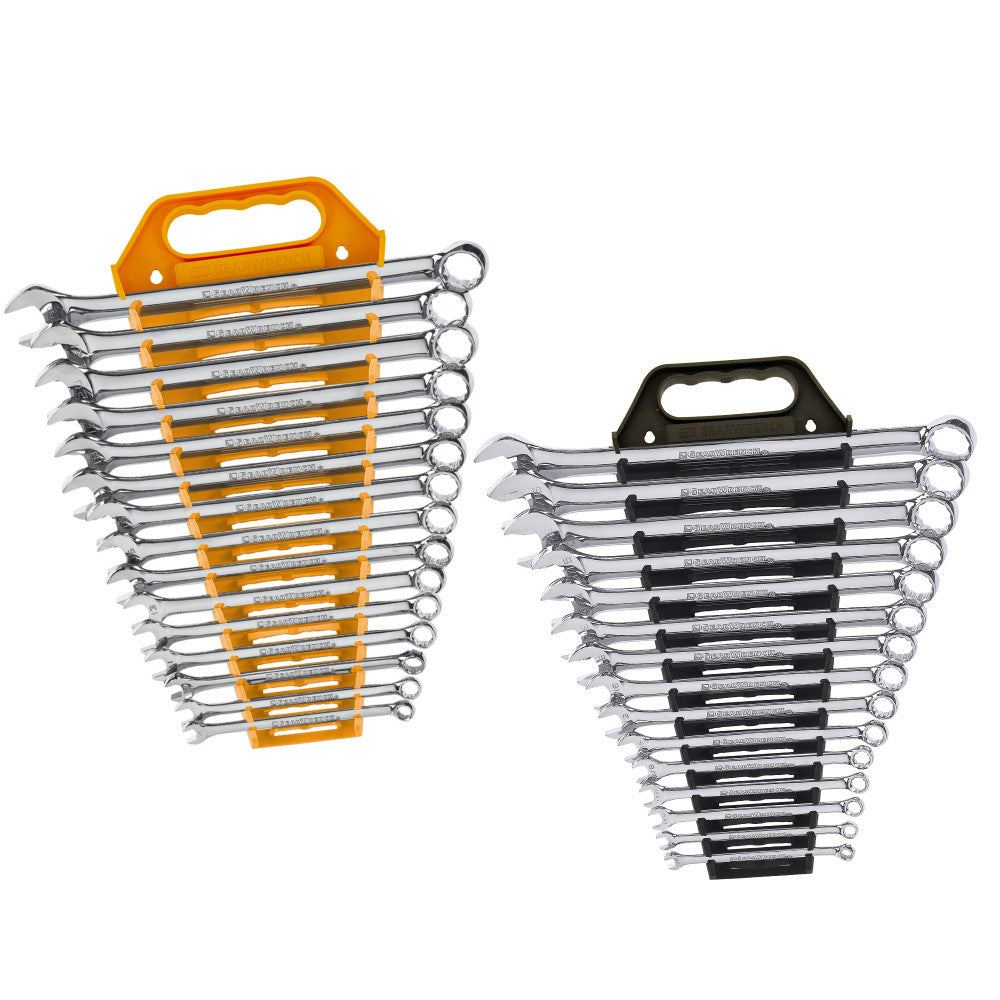 15 Pc Metric & 15 Pc. SAE Long Pattern Combi Non-Ratcheting Wrench Set