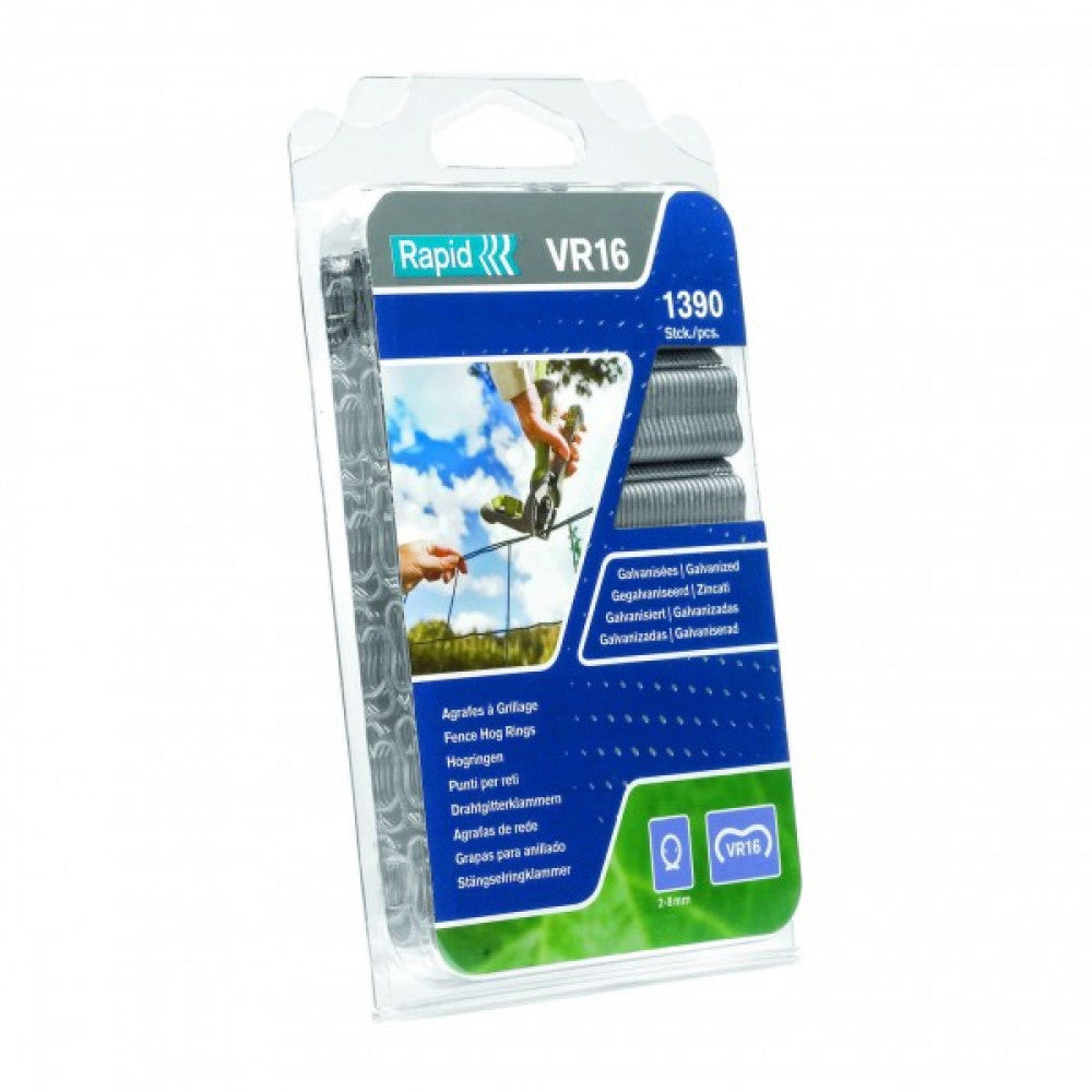 Fence Hog Ring Staples VR16 Galv 1390pcs