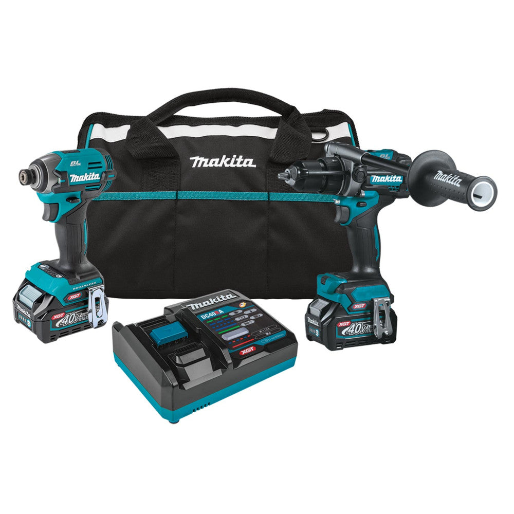 Makita 40Vmax Brushless 2-Pc.Combo (2.5Ah) Kit DK0176G206
