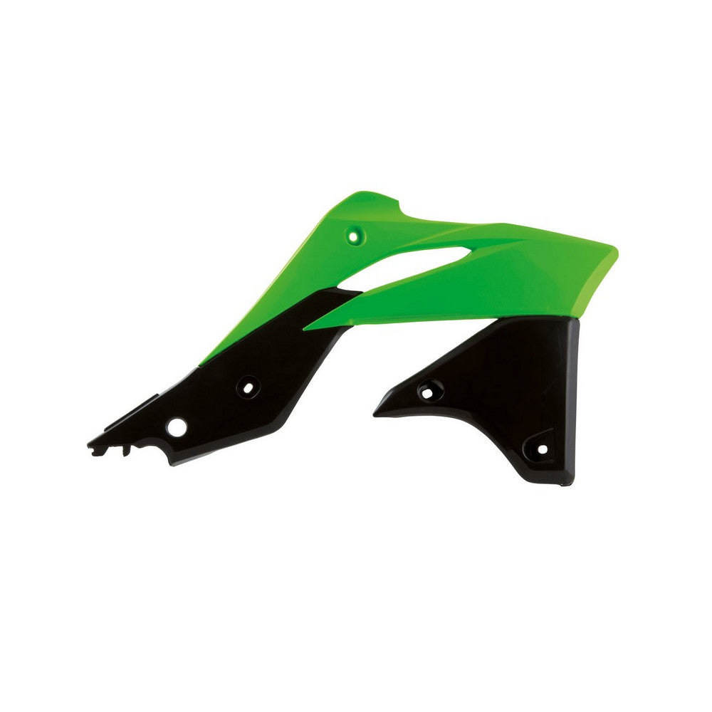 Radiator Shrouds Rtech Kx250F 13-16 Green Black