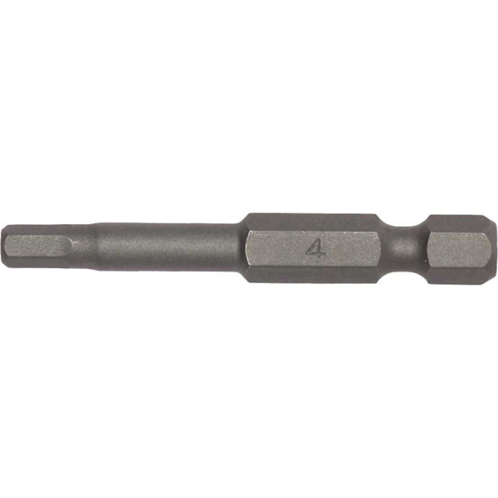 Teng 3Pc 1/4in Hex 4mm Hex Bit x 50mm (L)