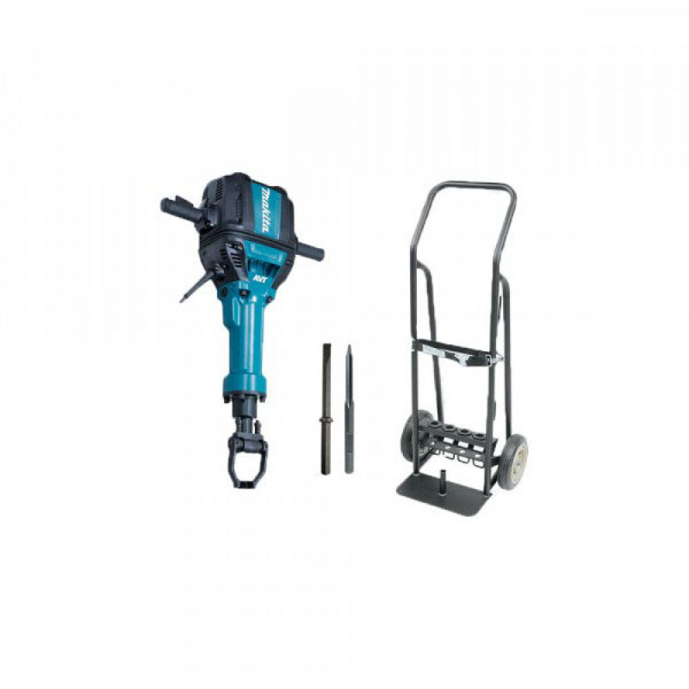 Makita HM1812X4 Demolition Breaker Kit With Trolley