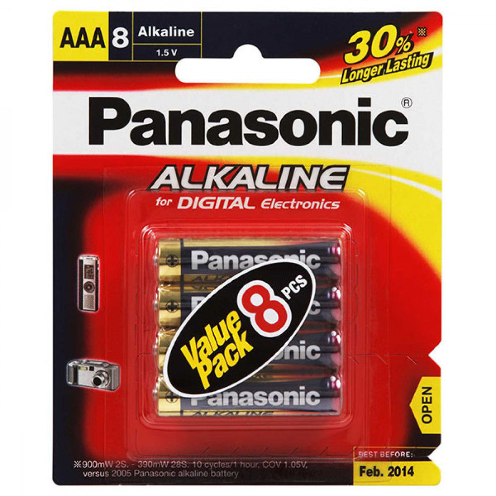 Panasonic Aaa Battery Alkaline (8Pk)
