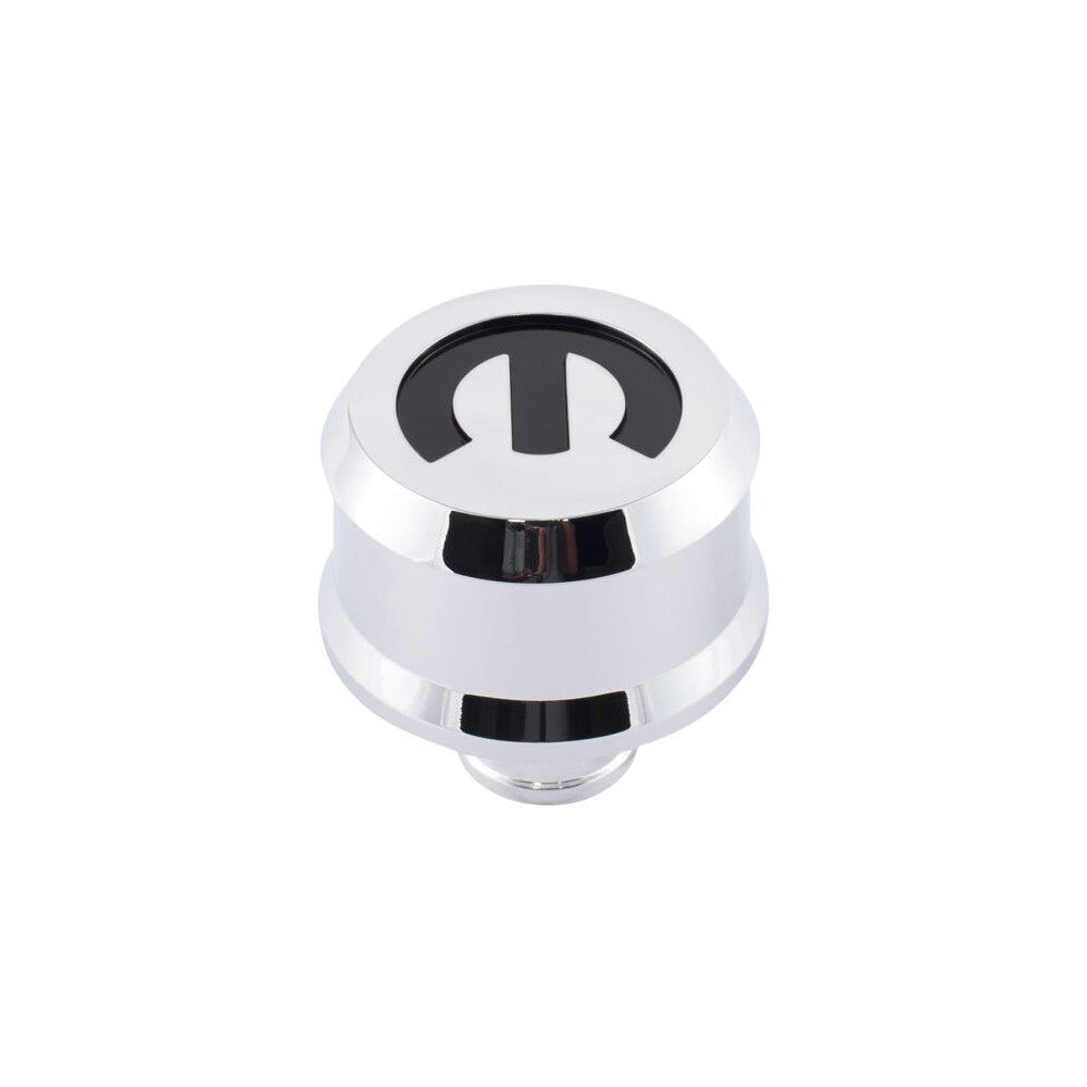 Proform Breather Push In Slant Chrome-Mopar Recessed Black Each#PR440-442
