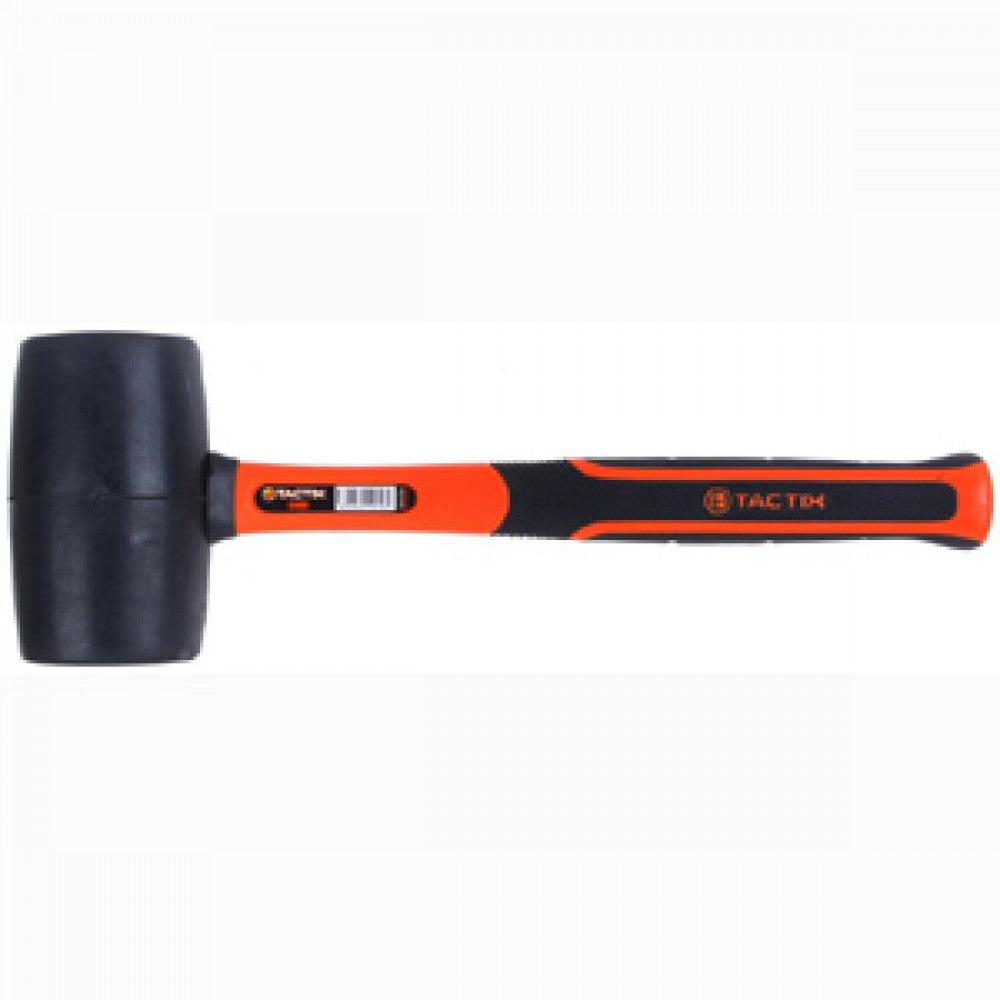Tactix - Mallet Rubber 8oz(45mm) Black Fiberglass