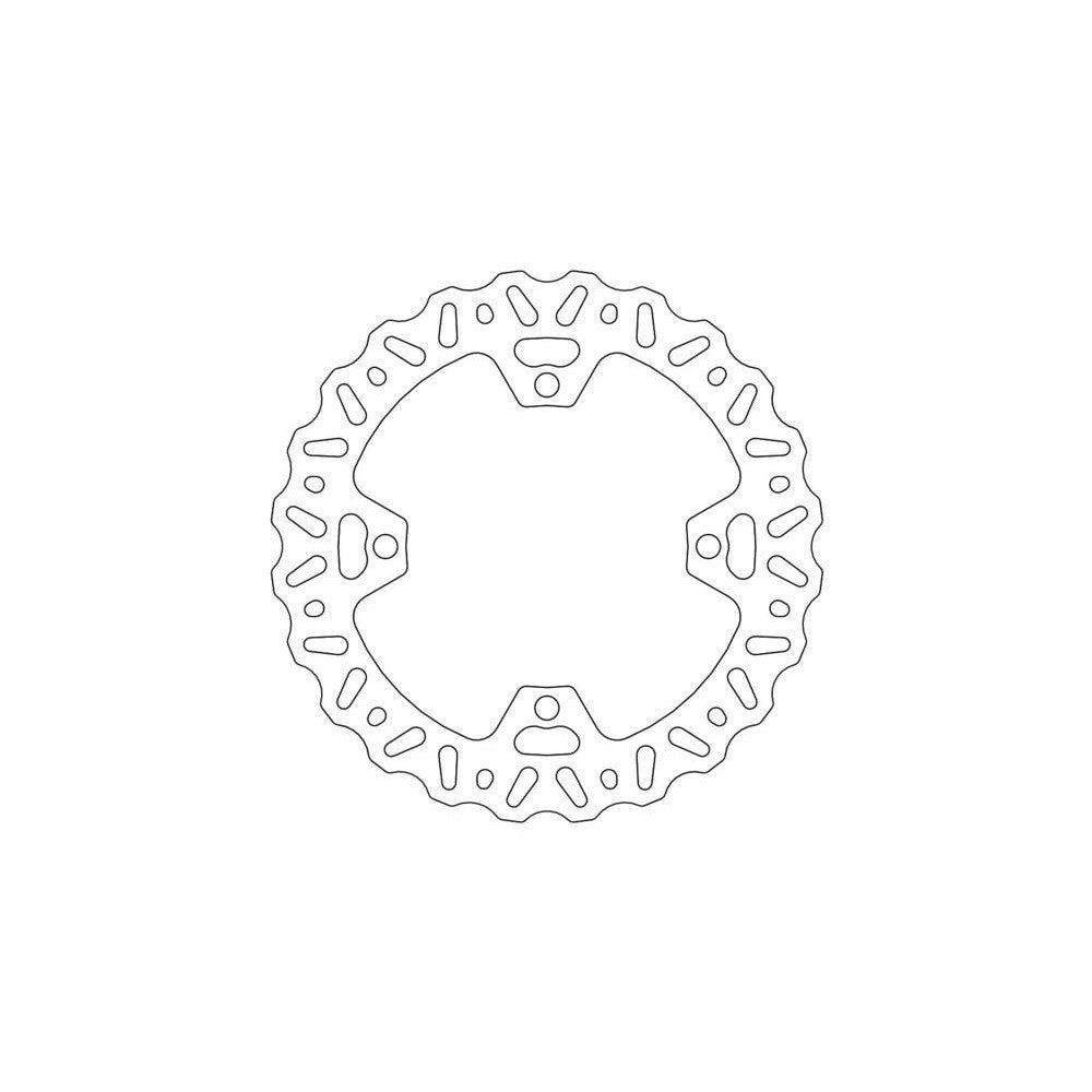 Brake Disc Moto Master Nitro Rear Suzuki Rmz250 07-21 Rmz450 05-20 Rmx450 10-21