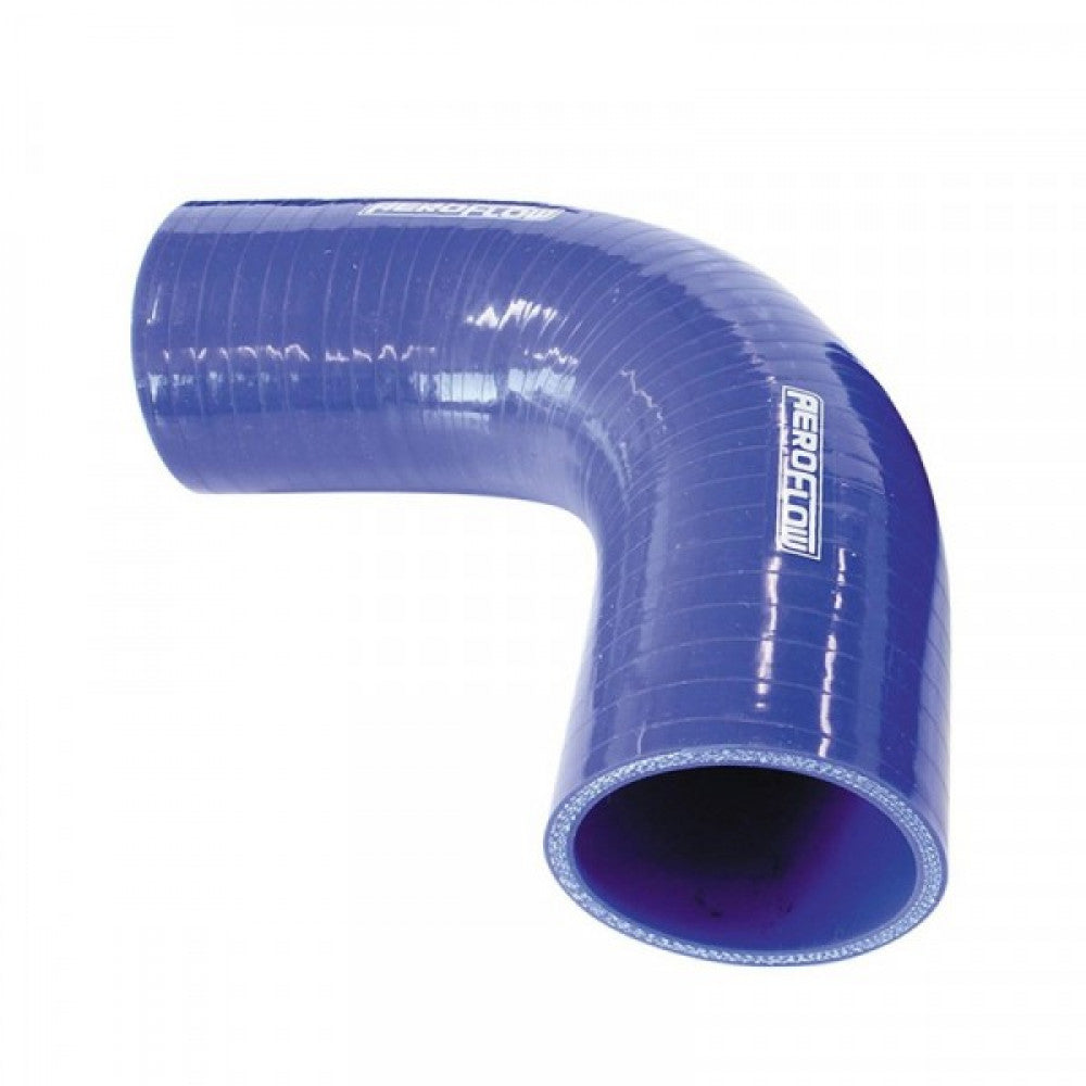 AeroFlow 90° Silicone Reducer 2-1/2" - 2" Blue