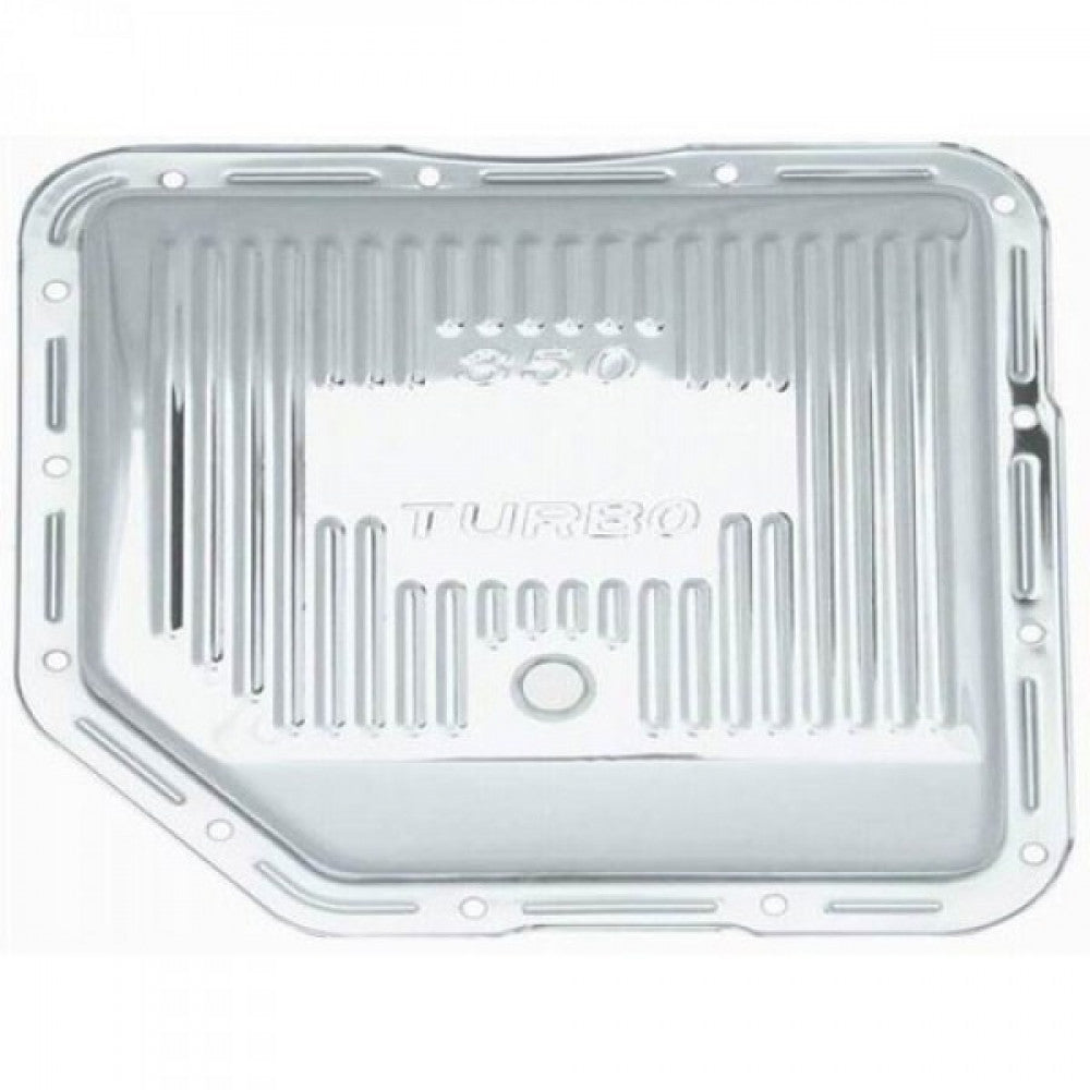 TSP Transmission Pan TH350 Auto Finned Chrome Each#7491