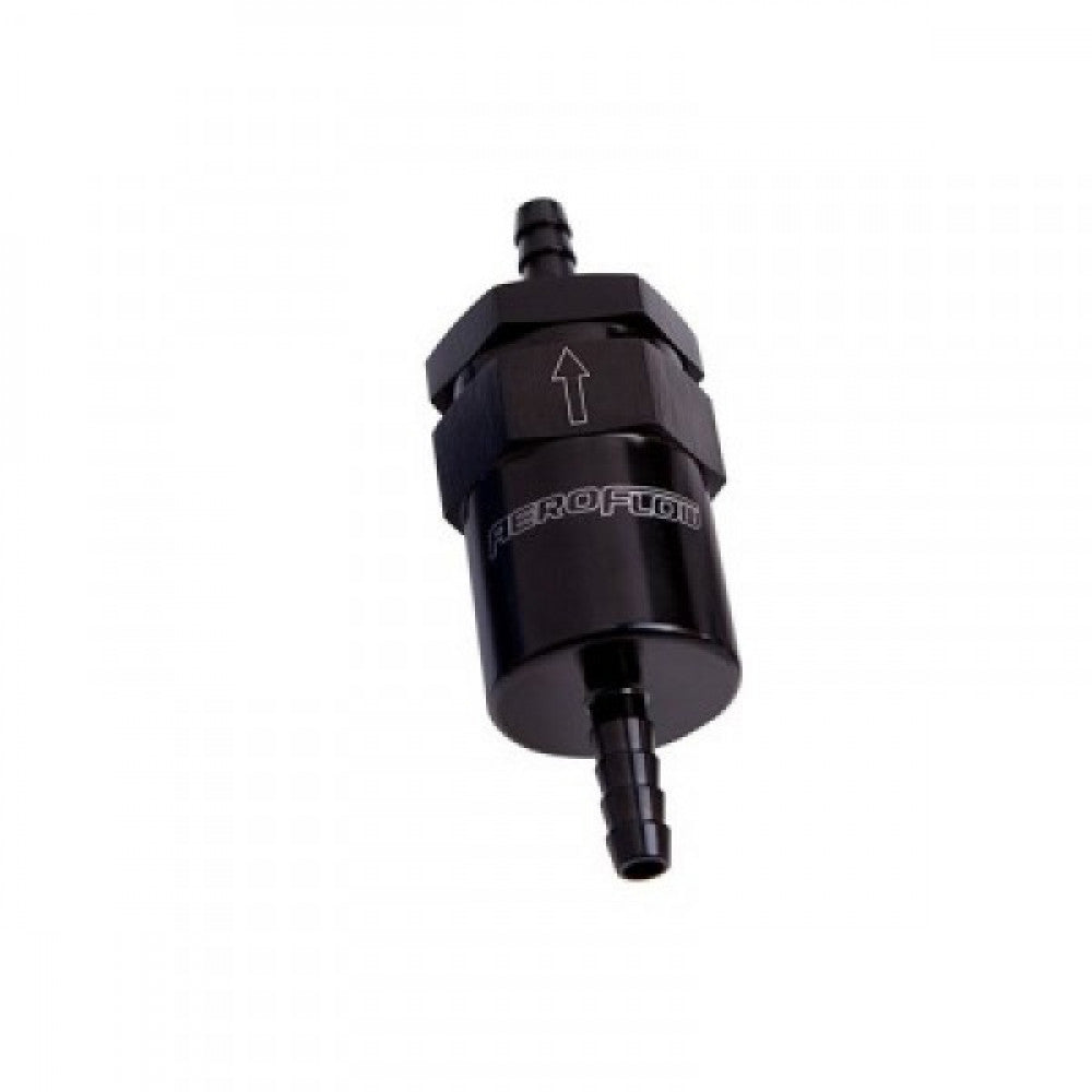 Fuel Filter 1/2 Barb 30 Micron Black