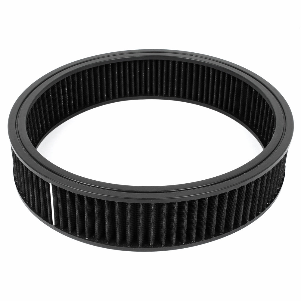 Air Cleaner Replacement Element For 14 x 3" Tall Pre-oiled Washable (Black)