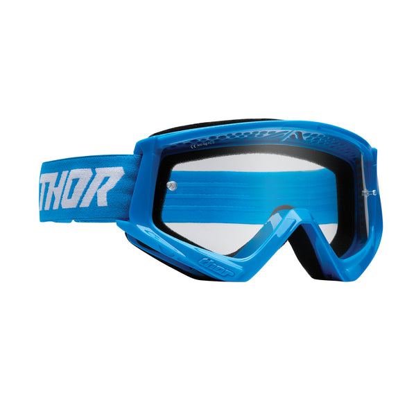 Thor MX Goggles S22 Combat Racer Blue/White