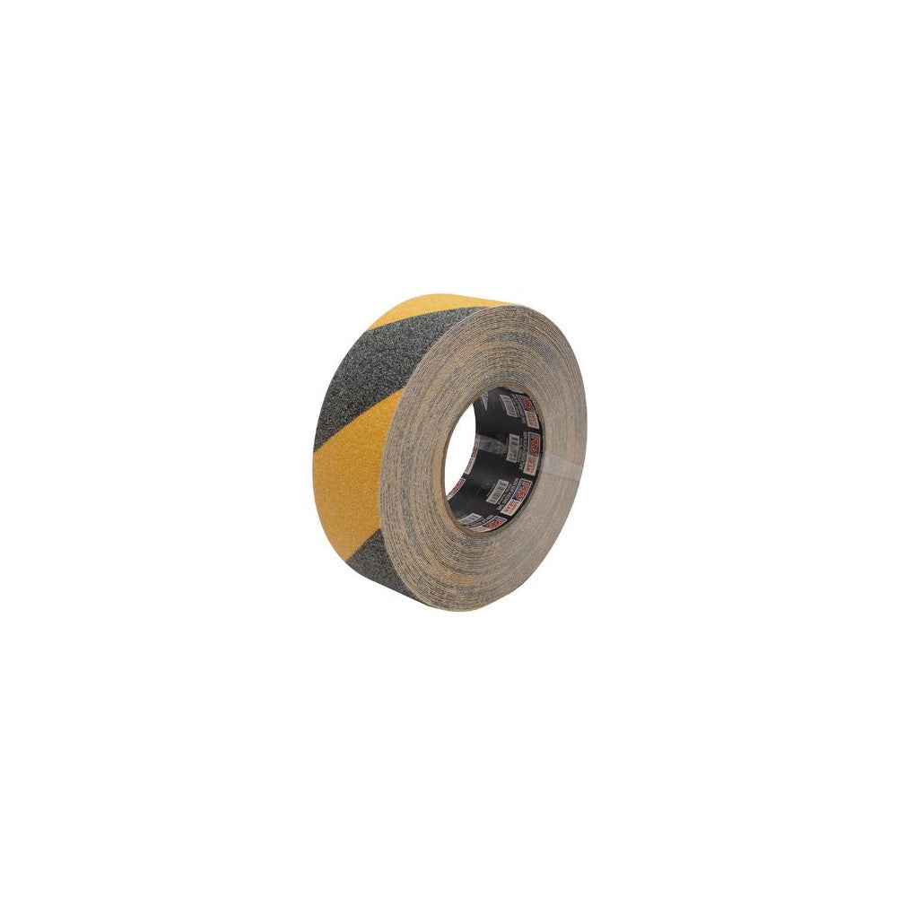 Self Adhesive Non Slip Hazard Tape Yellow & Black. 18m x 50mm