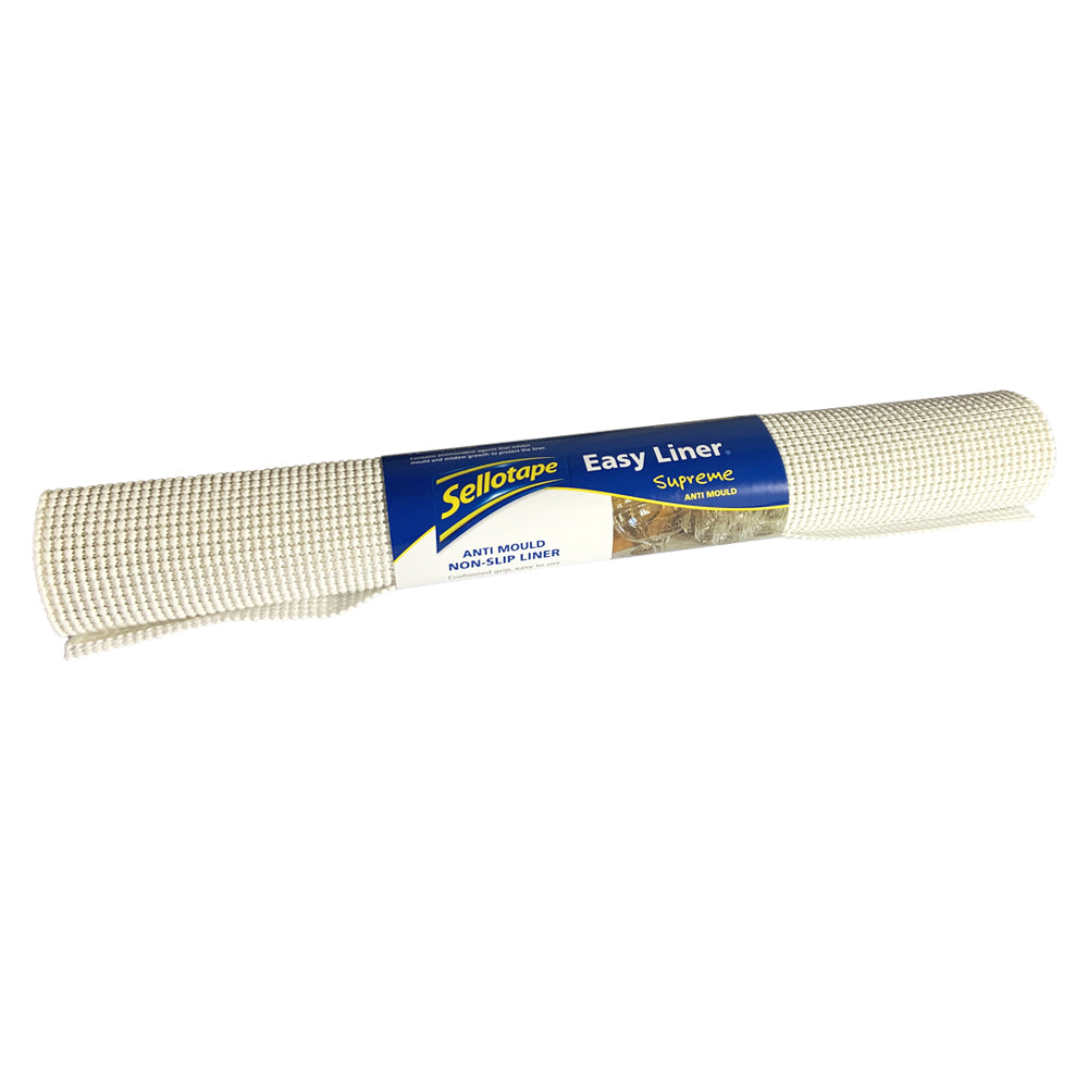 Sellotape Easy Liner Supreme White 508mm x 1520mm Pk 6