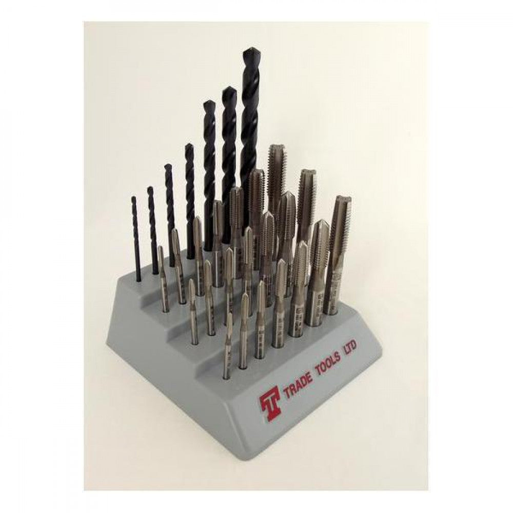 TTL Tap & Drill Stand Complete With M3-M12 Tap Sets & Tapping Drills