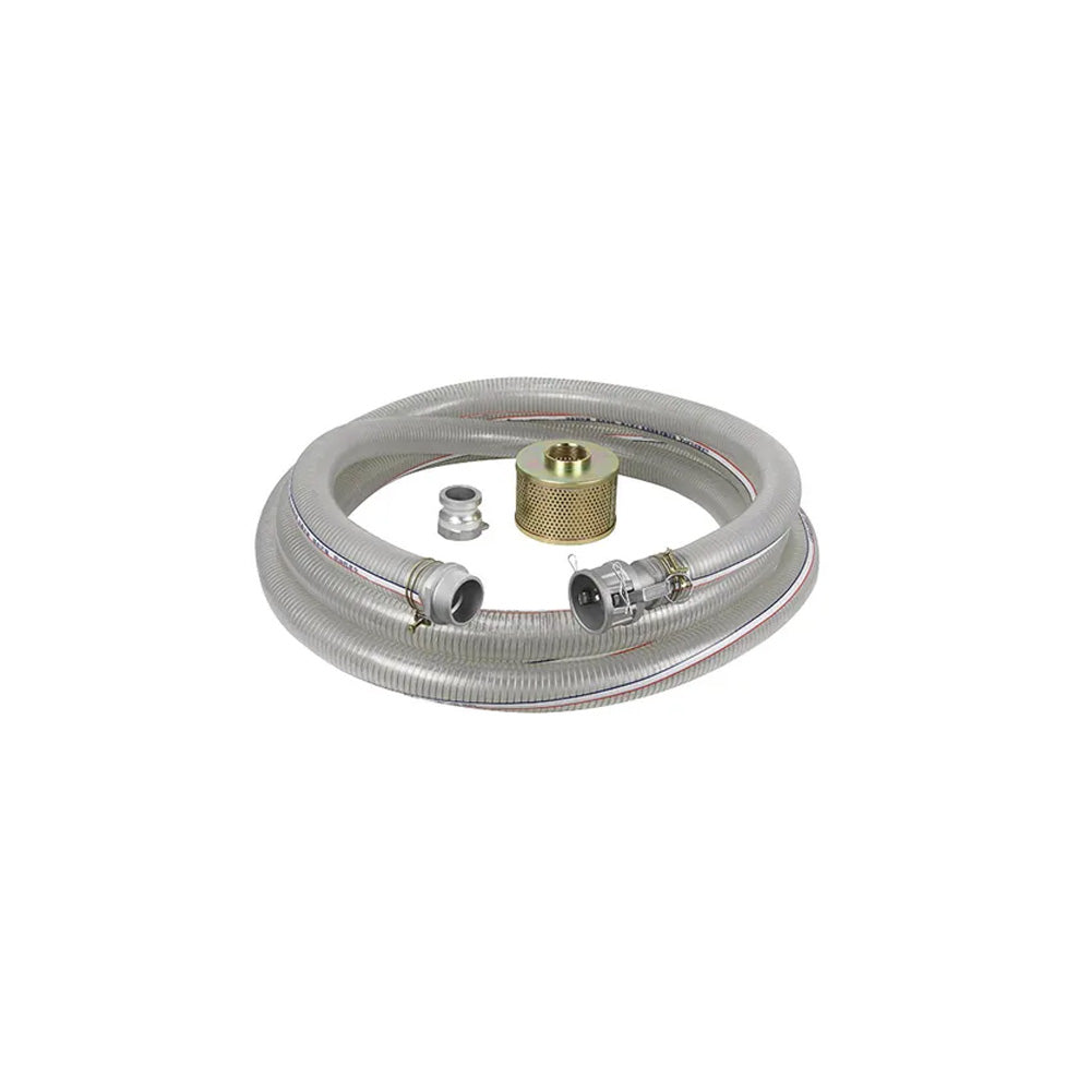 ITM Water Transfer Suction Hose 7M W/Cam Lock Fitting&Filter