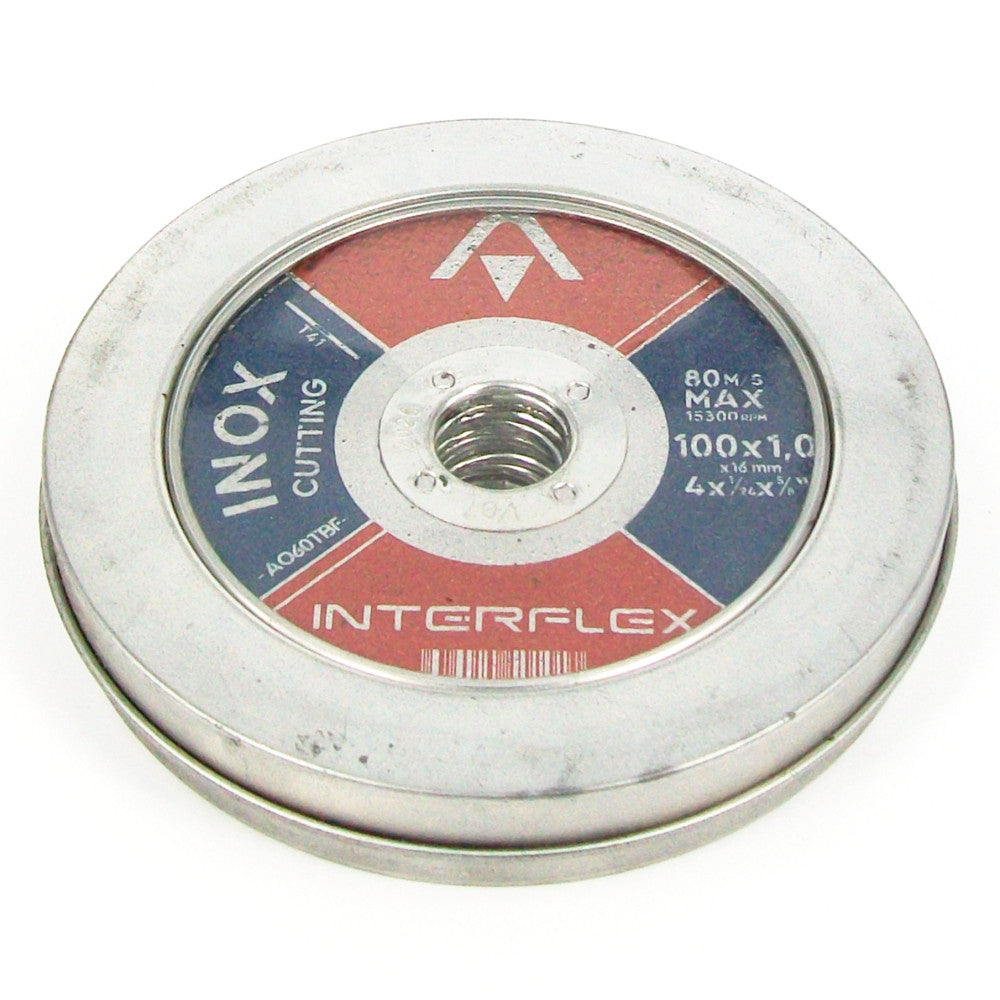 10 Pack Metal Cutting Disc 100mm x 1mm x 16mm