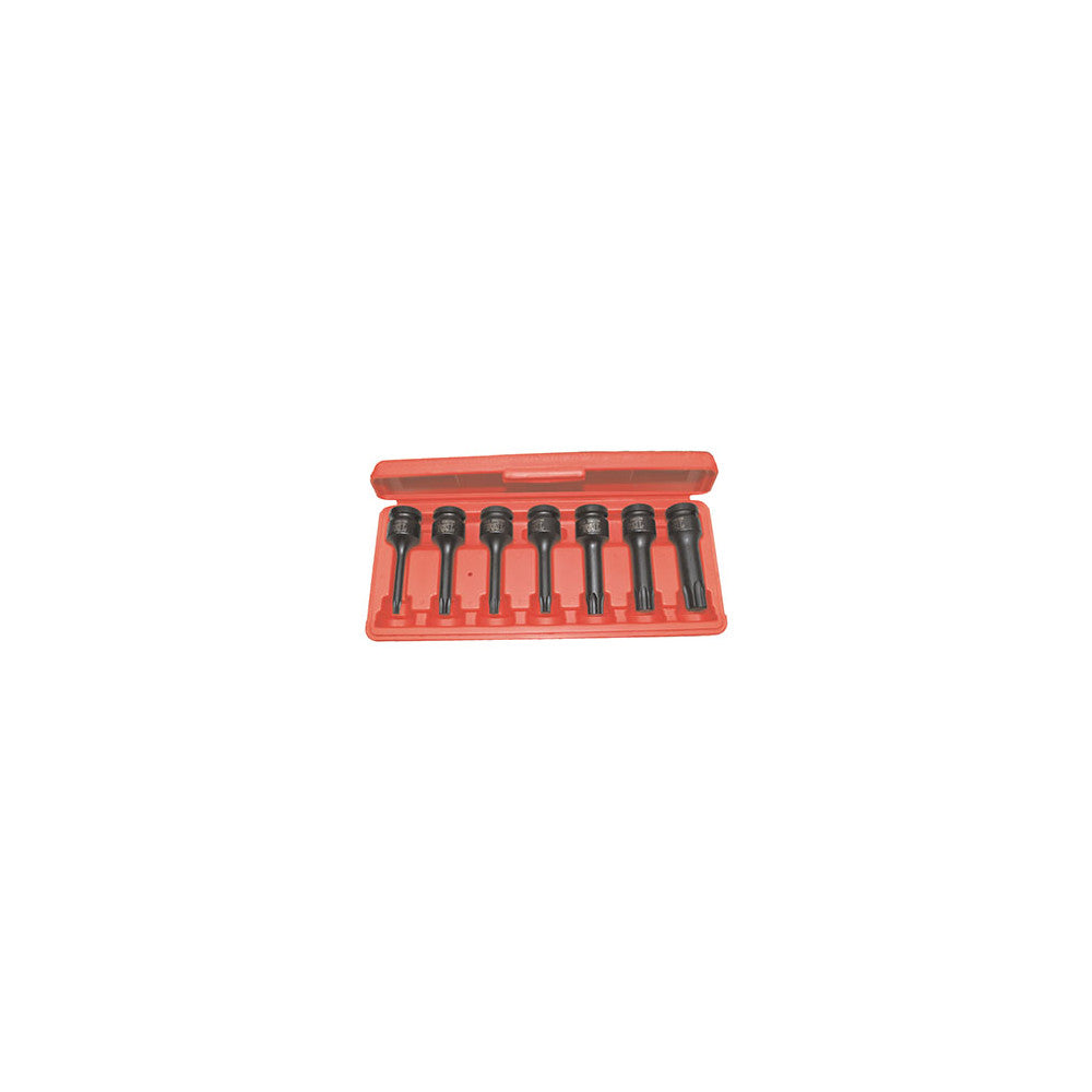T&E Tools 1/2" Dr. T30-T70 Impact Torx Set 60mm Long