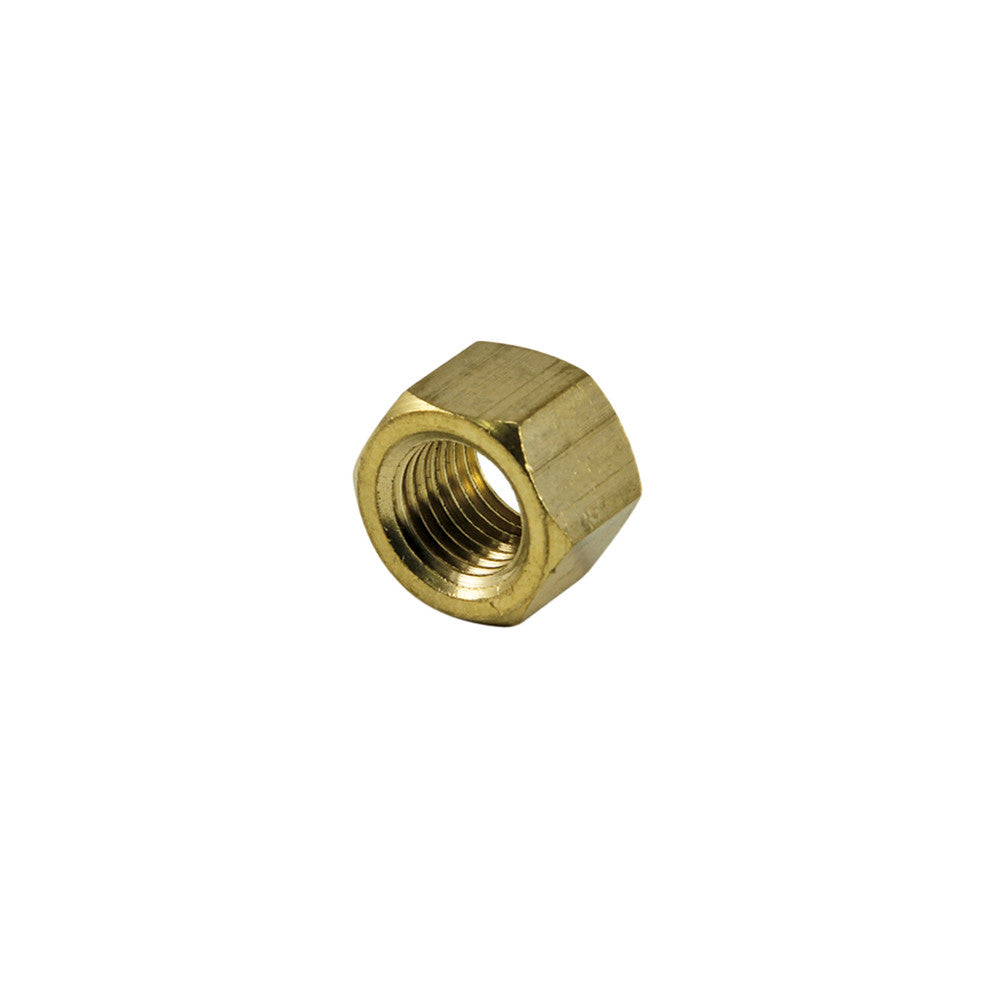 M10 x 1.25mm Brass Manifold Nut - 25Pk