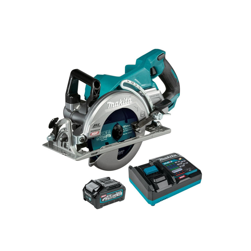 Makita 40Vmax XGT Brushless 185mm (7-1/4") Rear Handle Saw - KIT