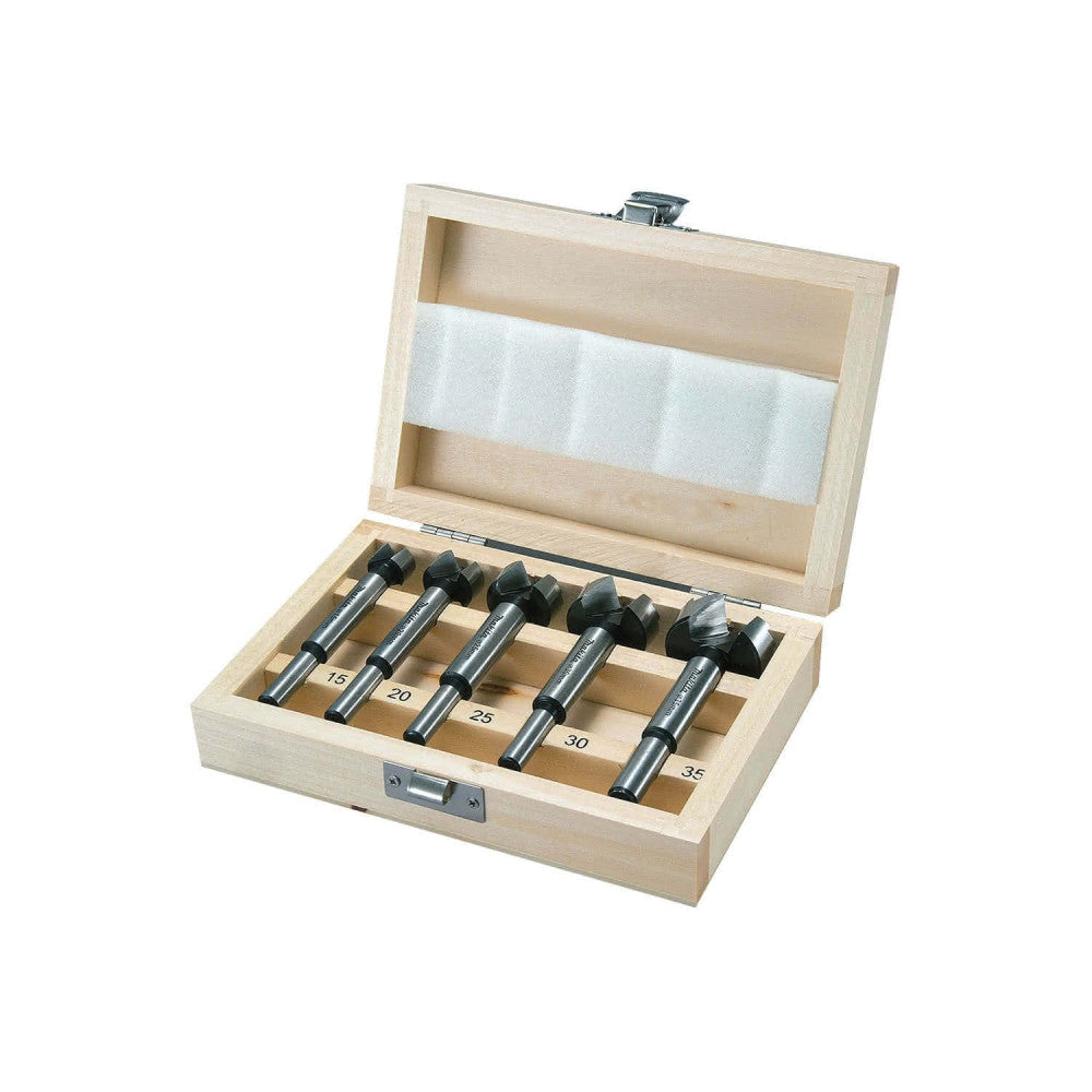 Makita 5 Piece Forstner Bit Set 15,20,25,30,35mm