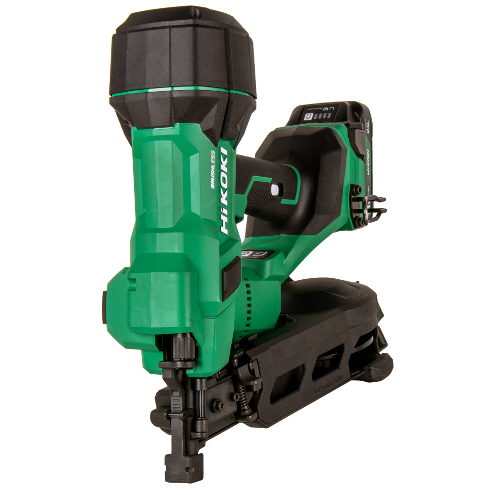 HiKOKI 18V Gasless 45mm Coil Roofing Nailer Bare Tool