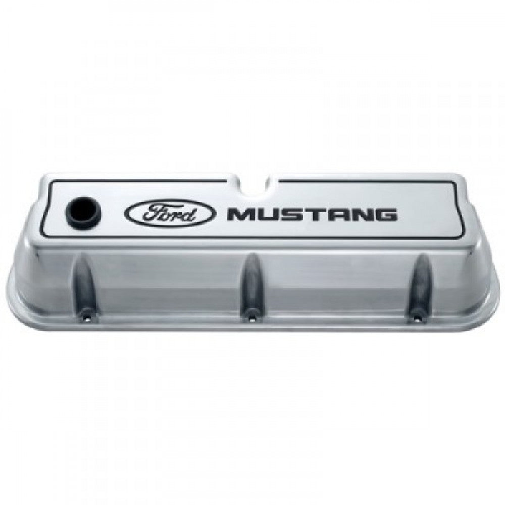 Proform Valve Covers Ford Windsor Mustang SB Polished Aluminium Pair#302-030