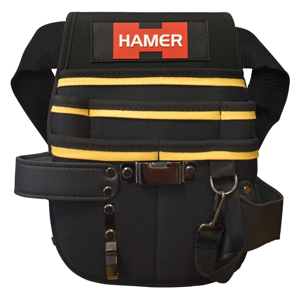 Hamer Tools Electricians Tool Pouch 6 Pocket With Belt