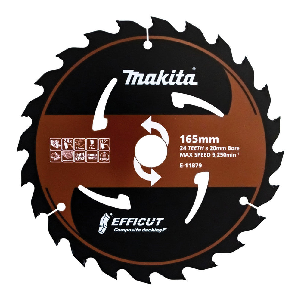 Makita Efficut Saw Blade Composite Deck 165mmx24T
