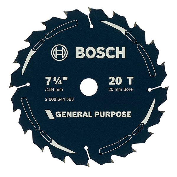 Bosch General PurposeØ 7 1/4" / 184 mm x 2.5 x 20 mm, 20 T