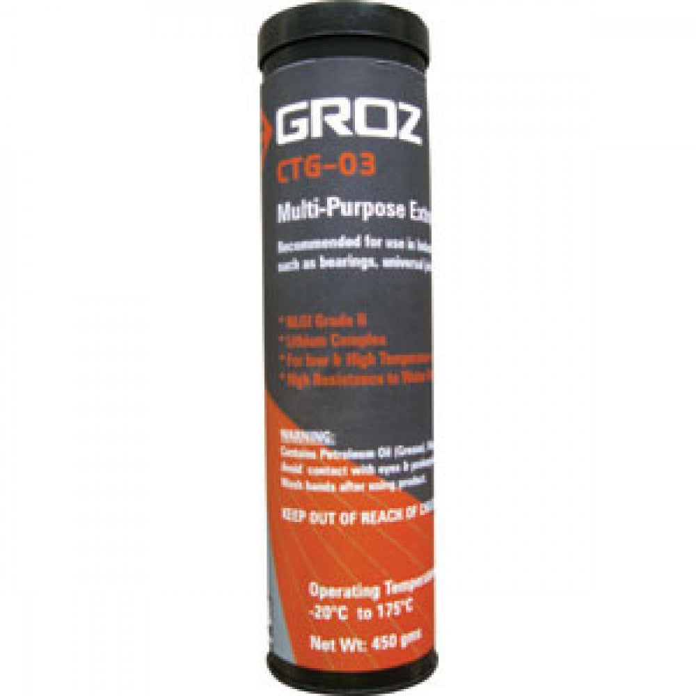 GROZ 450GM GREASE CARTRIDGE MULTI-PURPOSE