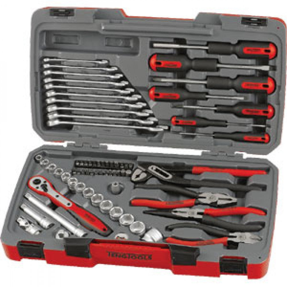 Teng 67Pc 3/8in Dr. Metric Socket & Tool Set