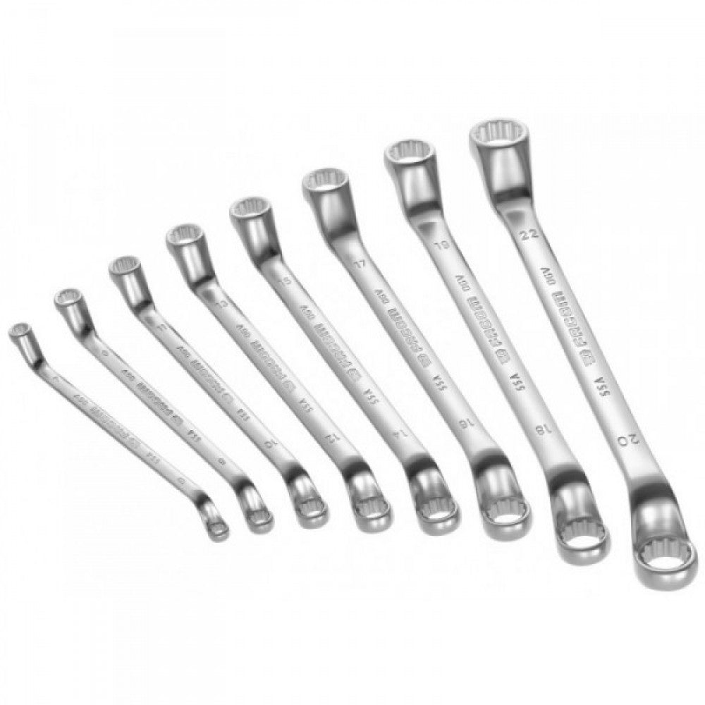 Facom 55A.JD8 Metric Offset Ring Spanner Set 8Pc