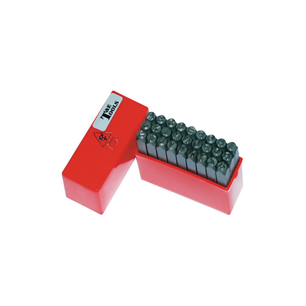 T&E Tools 3/8"(10mm) Letter Punch Set