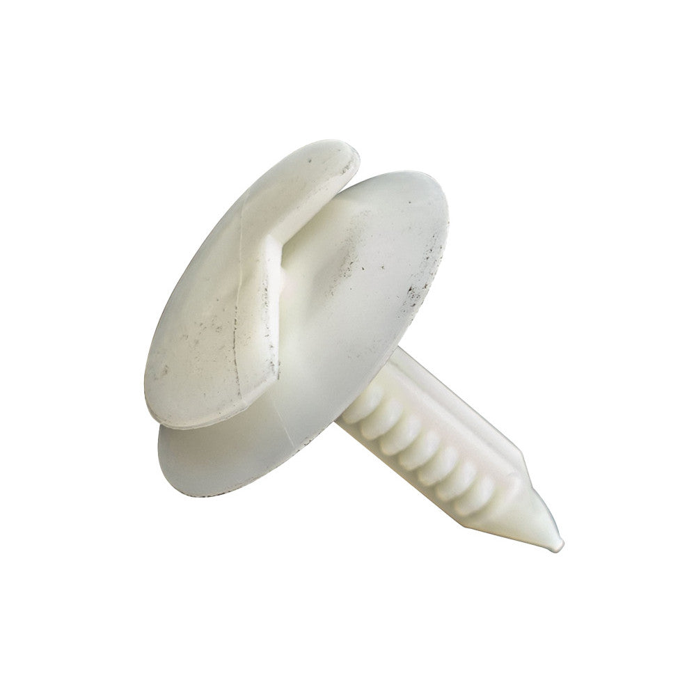 Gti Trim Clip White 24mm x 30mm, 6mm Hole (30 Pack)