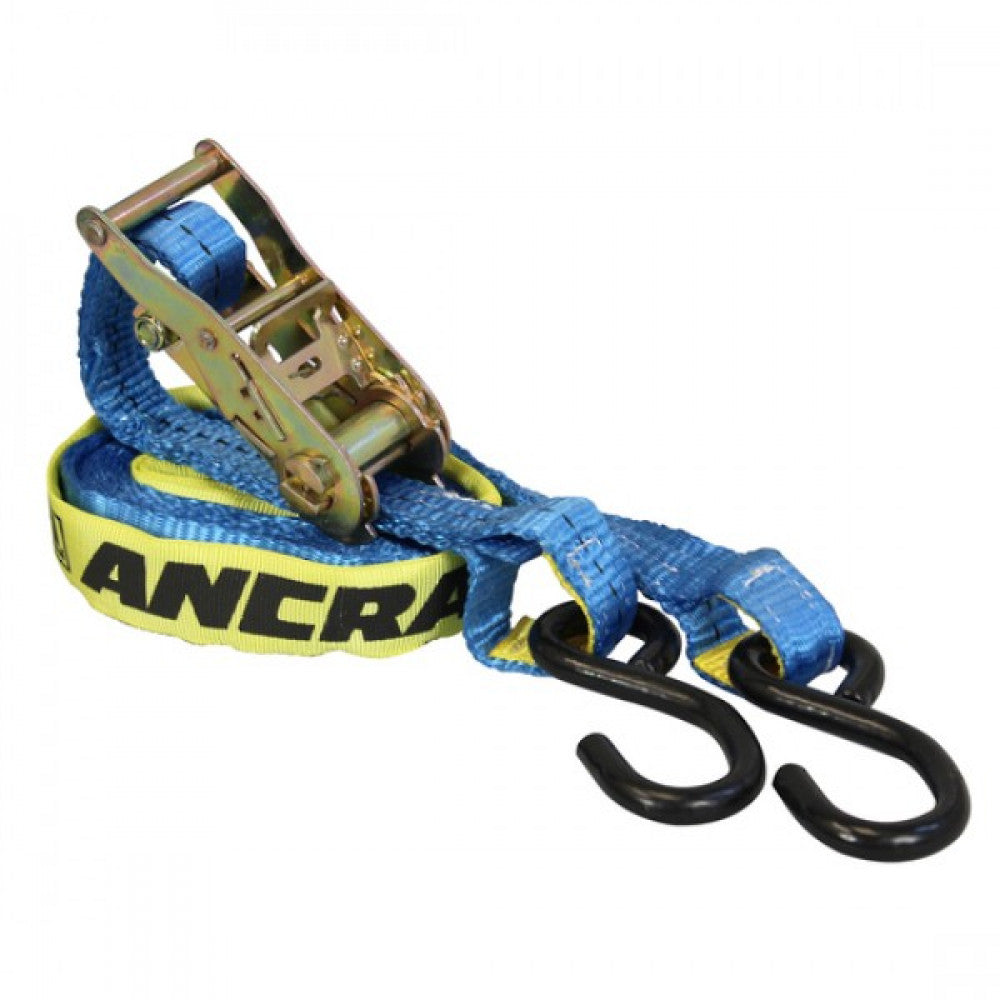 Tie Down 750Kg x 6M Industrial Ratchet S Hook