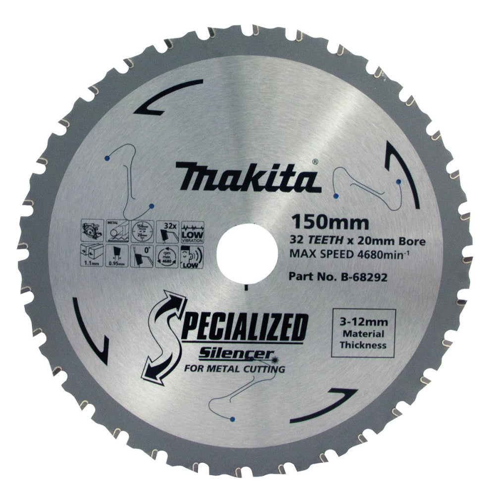 Makita Saw Blade TCT Metal 150x20mm 32T