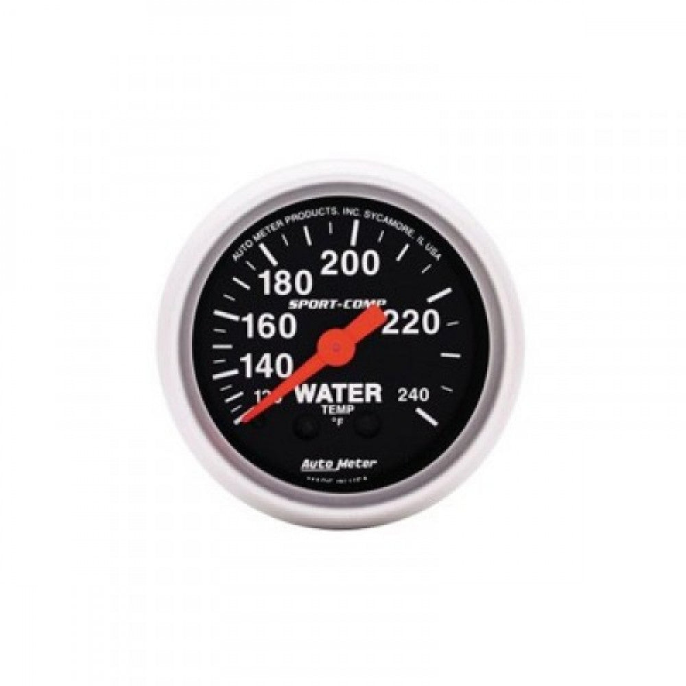 Autometer Sport-Comp Water Temp 120-240F