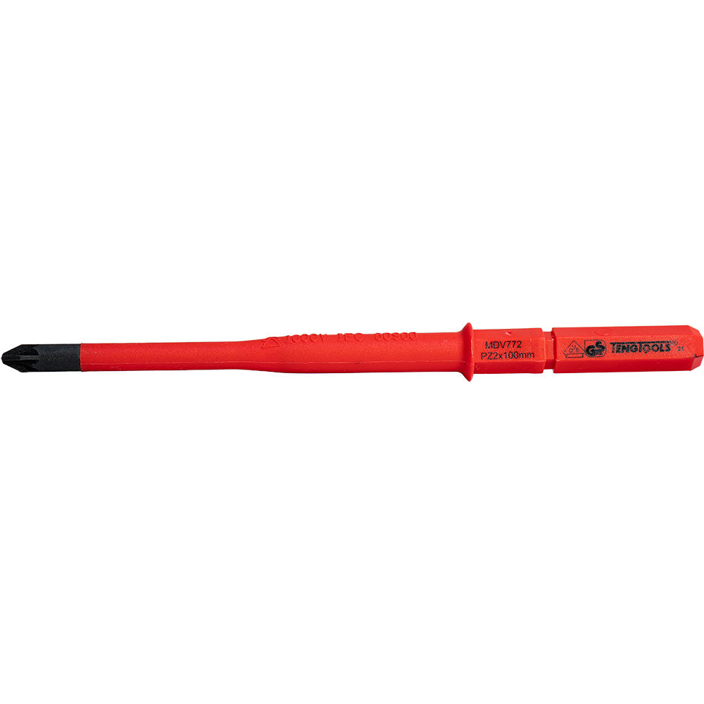 Teng 1000V Screwdriver Interchangeable Pz2 x 100mm