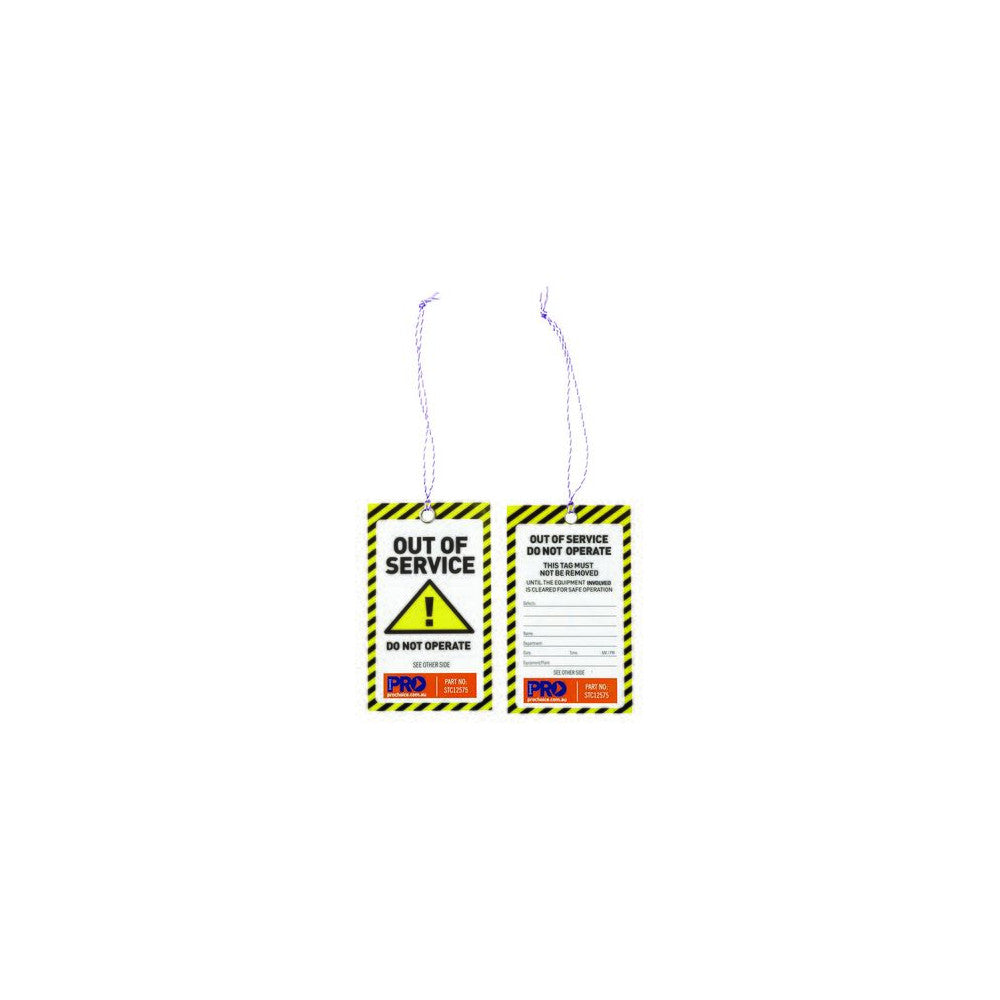 Safety Tag -125mm x 75mm Caution