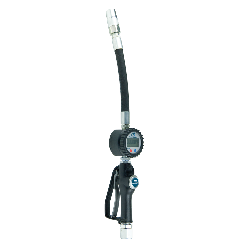 High FLow Oil Control Gun With Digital Oil Meter (BSP) - Flexible Extension